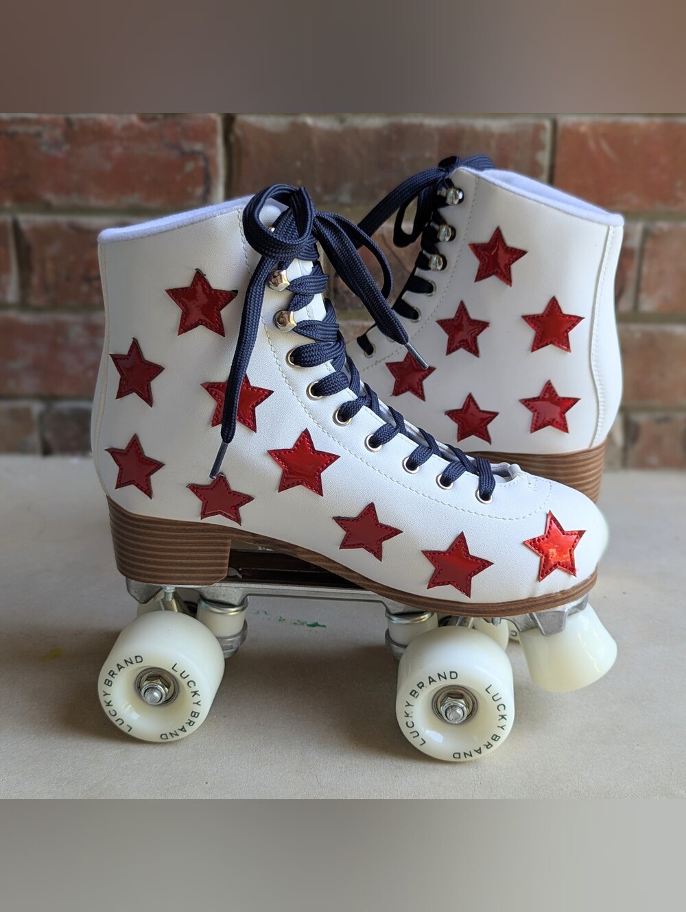 Lucky Brand All Star Patriotic Honor American Quad Roller Skates US 6 UK 5 EU 37 - Picture 5 of 11